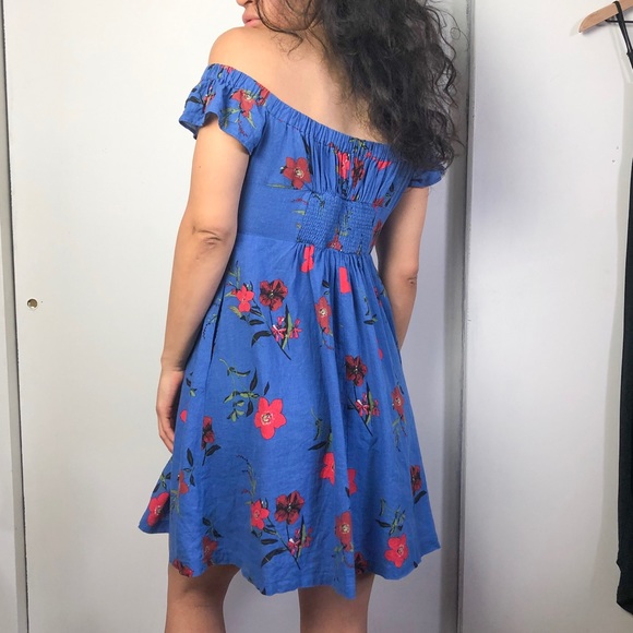 UO Floral Off Shoulder Dress - Picture 3 of 8